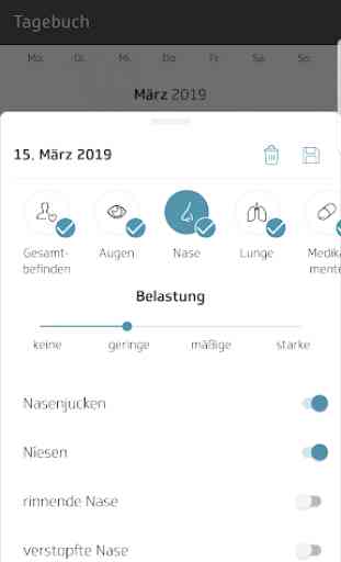 Husteblume - die Allergie-App der Techniker 2