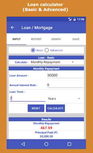 Loan & Interest Calculator 2