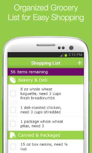 Meal Planning and Grocery List 2