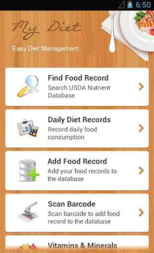 My Diet - Vitamins Tracker 1
