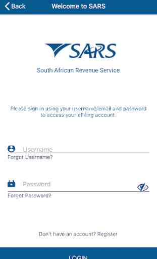 SARS Mobile eFiling 1