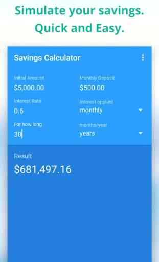 Savings Calculator 1