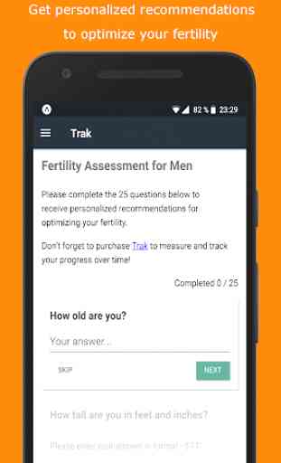 Trak: Sperm Health & Fertility 2
