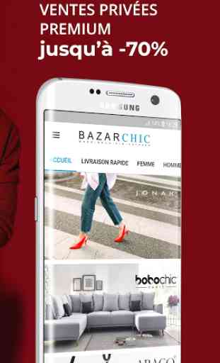 BazarChic, Vente Privée Vêtement & Chaussures Mode 2