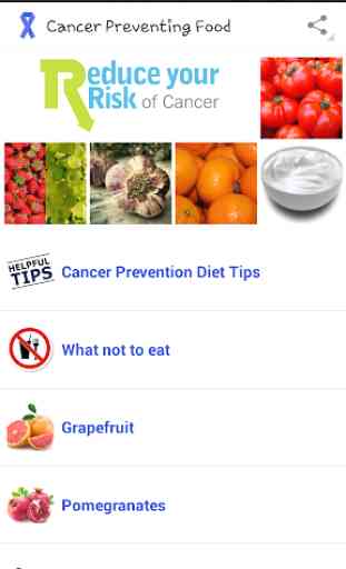Cancer Preventing Food 1