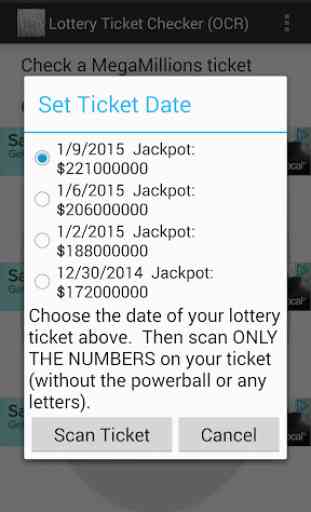 Lottery Ticket Checker (Scanner) 4