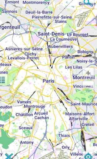 Map of Paris offline 1