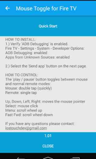 Mouse Toggle for Fire TV 2