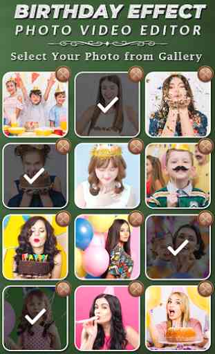 Birthday Photo Effect Video Maker with Song 2