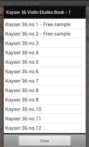 Practice Violin - Kayser 36 3