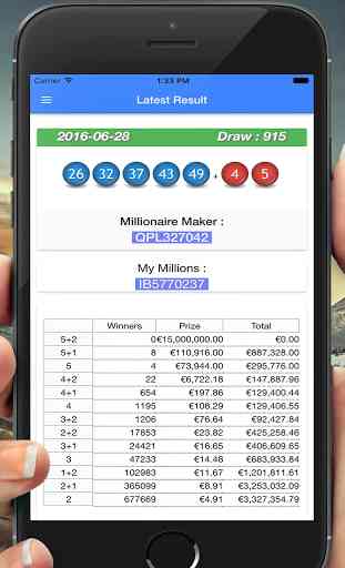 LotteryPro for EuroMillions Lotto 1