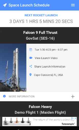 Space Launch Schedule 1