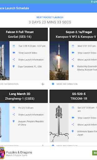 Space Launch Schedule 4
