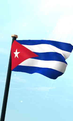 Cuba Bandiera 3D Gratis Sfondi 1