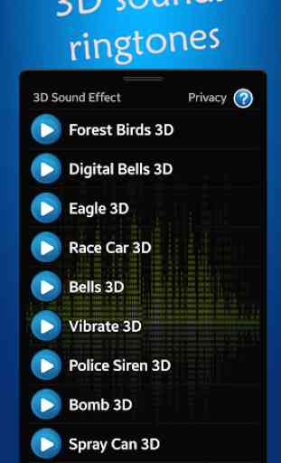 effetti sonori tridimensionali 1