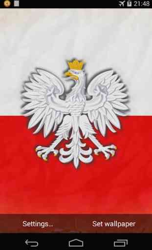 Flag of Poland Live Wallpaper 1