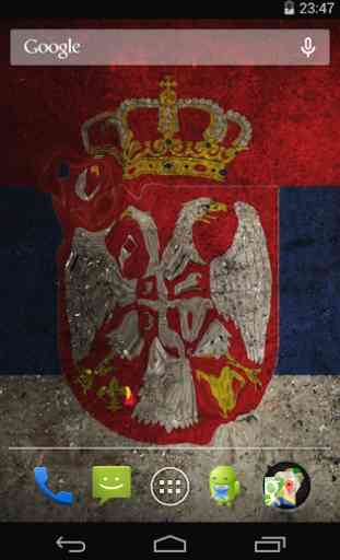 Flag of Serbia Live Wallpaper 2