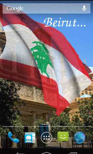 Lebanon Flag Live Wallpaper 3