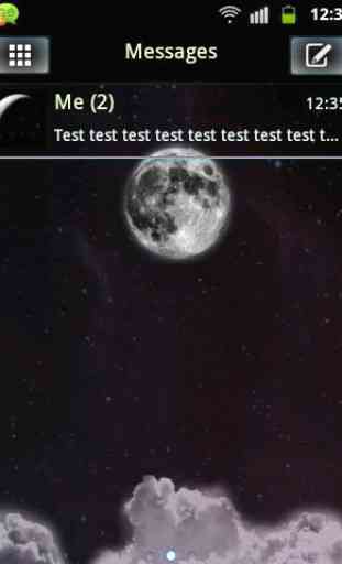 Luna di notte GO SMS Tema 1