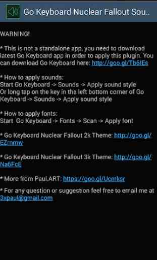 Nuclear Fallout Sounds & Fonts 1