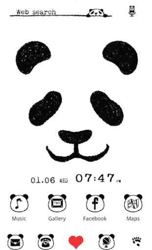 Panda Face wallpaper 1