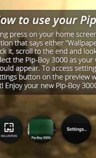 Pip-Boy 3000 Live Wallpaper 3