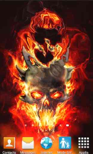 Skull In Fire Magic FX 3