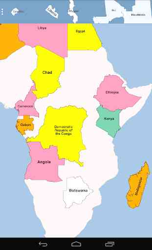 Africa Map Puzzle 4