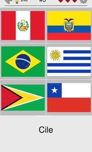 Bandiere di tutti i continenti del mondo - Il quiz 2
