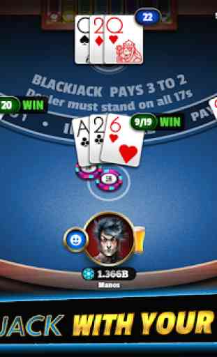 BlackJack 21 - Online Blackjack multiplayer casino 1