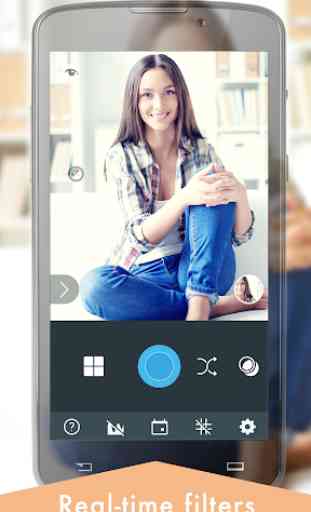 KVAD Camera +: best selfie app, cute selfie, Grids 1