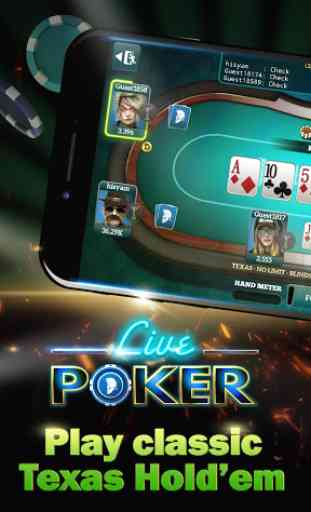 Live Poker Tables–Texas holdem and Omaha 1