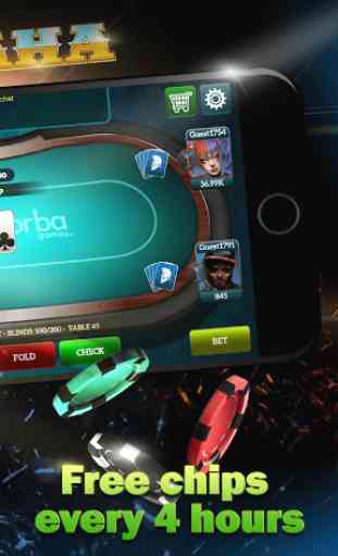 Live Poker Tables–Texas holdem and Omaha 4