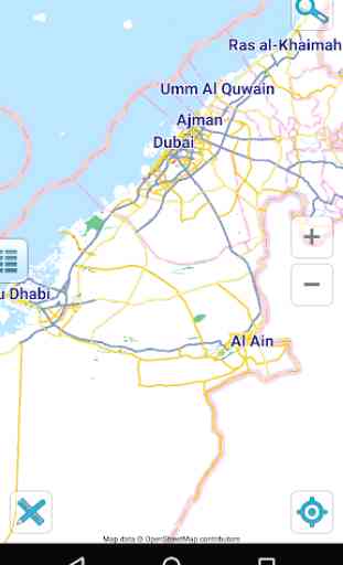 Map of UAE offline 1