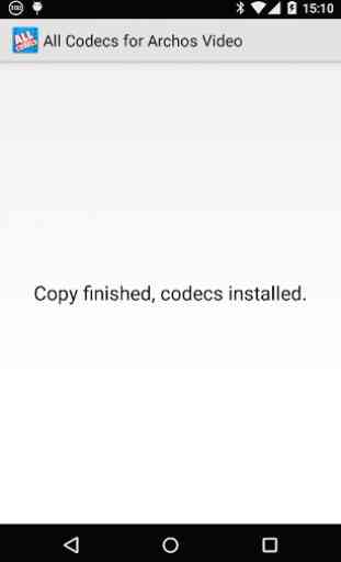 All codecs for Archos Video 1
