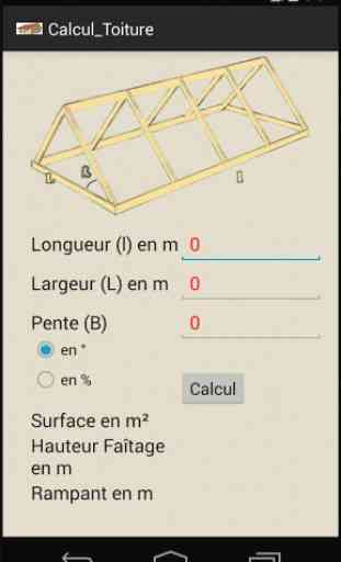 Calcul de surface de toiture 1