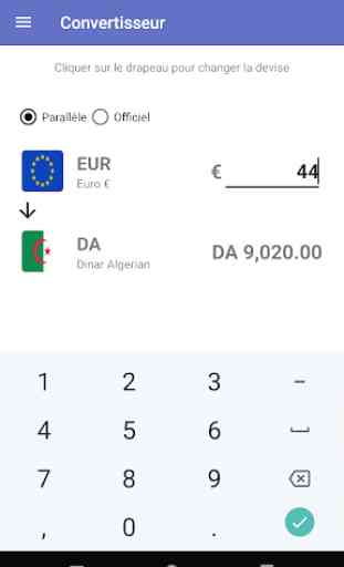ChangeDA - Le taux de change du dinar algérien 4