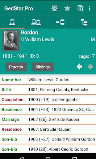 GedStar Pro Genealogy Viewer 1