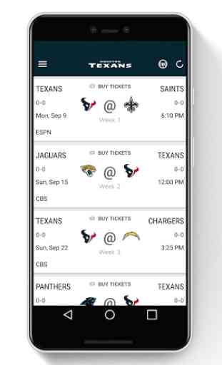 Houston Texans Mobile App 2