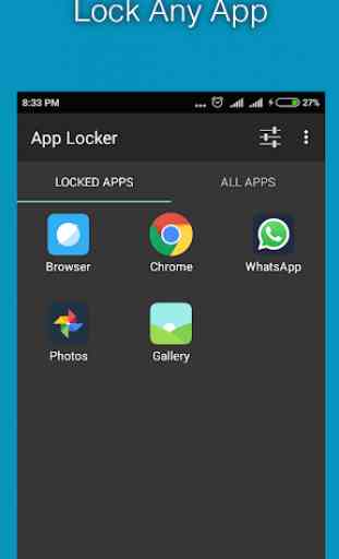 Lock App Blocco di Protezione 1