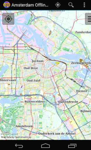 Mappa di Amsterdam Offline 1
