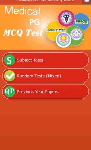 Medical PG Entrance MCQ Test 1