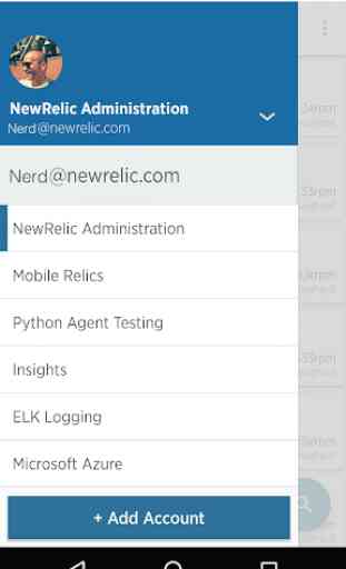 New Relic Android app 2