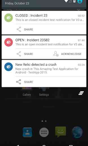 New Relic Android app 3