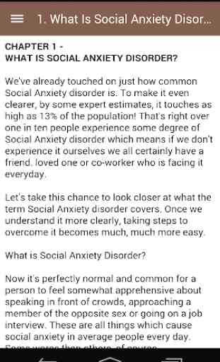 Social Anxiety Disorder 3