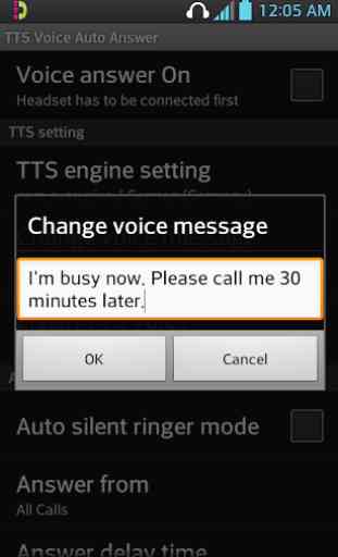 TTS voce risposta automatica 3