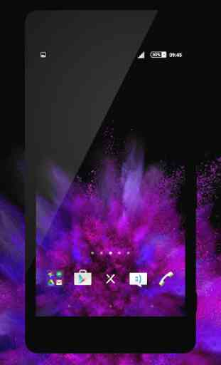 xBlack - Purple Theme for Xperia 1