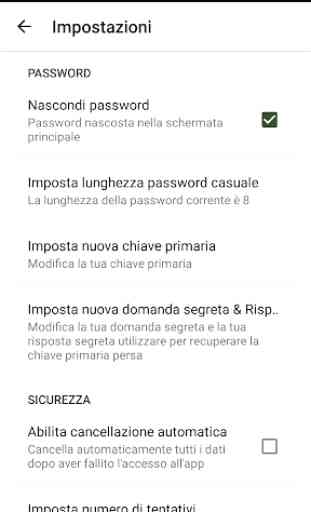 Armadietto Password e Manager 3