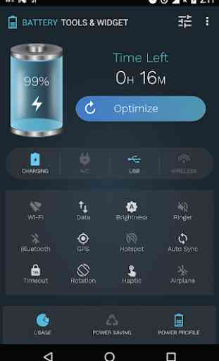 Battery Tools & Widget for Android (Battery Saver) 3
