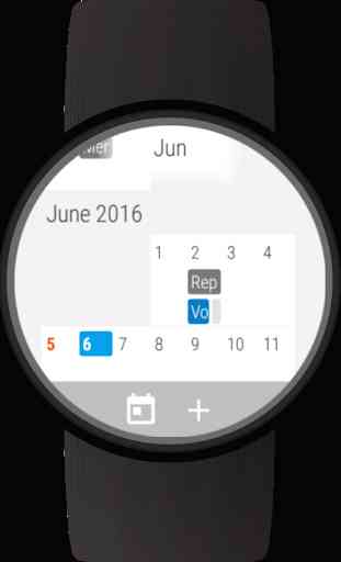 Calendar for Wear OS (Android Wear) 1